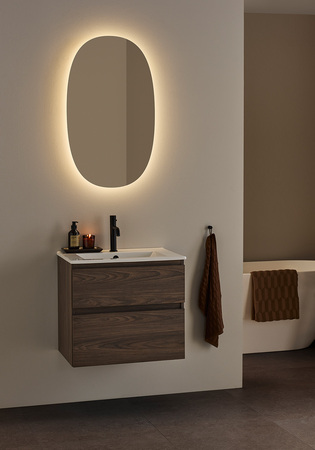 Tvättställsskåp Style Brun Ek 600