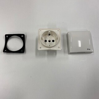 Rakuttag Spegel/Spegelskåp 230V Ip44 Vit