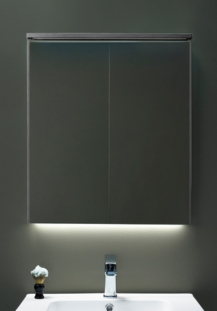 Edge Spegelskåp 600 Antracitgrå