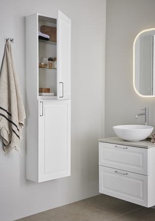 Högskåp Store Compact Grace Softclose Vit