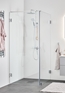 DUSCHHÖRN INFINITY COMBI DÖRR/VÄGG 90X90 KROM