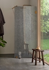 DUSCHVÄGG INFINITY LACE 90 MÄSSING