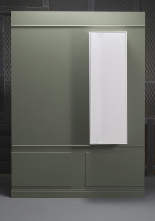 Edge Högskåp Vit Push-To-Open