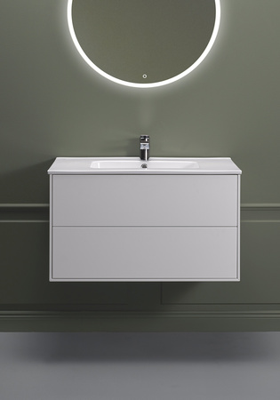 Edge Tvättställsskåp 800 Vit