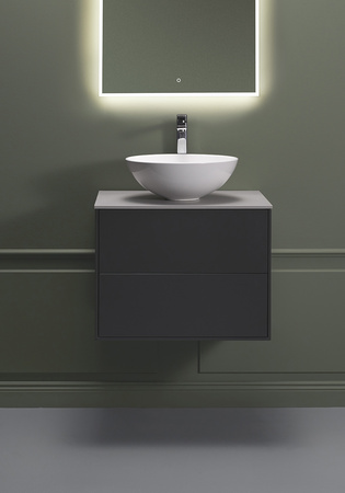 Edge Tvättställsskåp 600 Antracitgrå