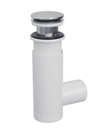 Avloppssats Med Bottenventil Easy Clean Krom