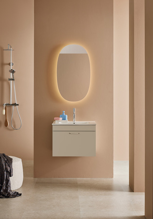 Tvättställsskåp Sand 1 Låda 600 Beige Go