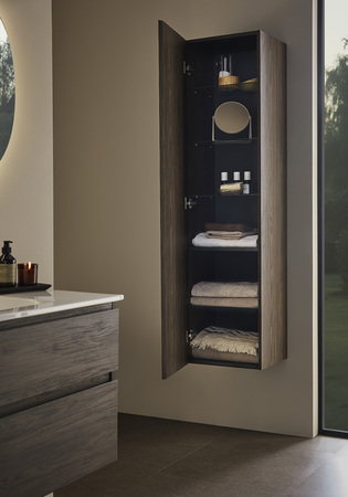 Högskåp Style Brun Ek