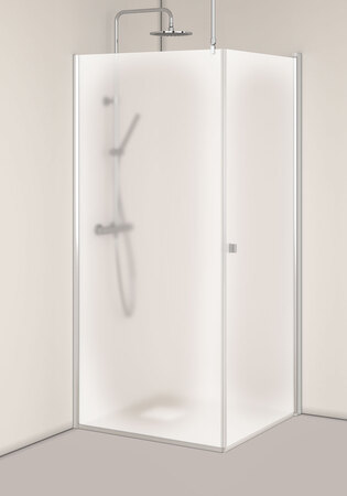 Igloo Pro Duschhörn  Dörr + Vägg Frostat 70X80