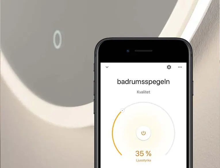 Smart badrumsbelysning