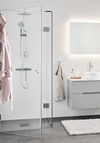DUSCHHÖRN INFINITY COMBI DÖRR/VÄGG 90X90 KROM