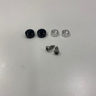 Skruv Med Täckbricka Svart Frost Ipro (2St)