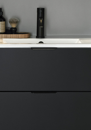 Handtag Soft 136 Borstad Svart