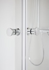DUSCHHÖRN HAFA RAIN CORNER 80X80 KLARGLAS ALU PROFIL