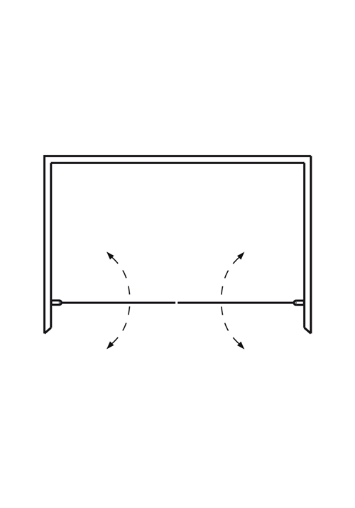 NISCHDUSCH IGLOO PRO DUBBEL 70X80 KLARGLAS