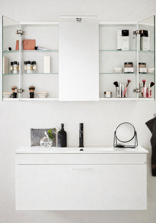 Go Spegelskåp 1000 Vit