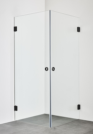 Duschhörn Infinity 100X100 Svart