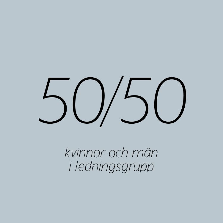 Jämställdheten på Hafa är 50-50 i ledningsgrupp