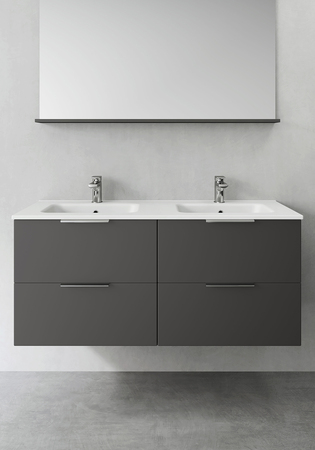 Tvättställsskåp Shape Antracit 1200D