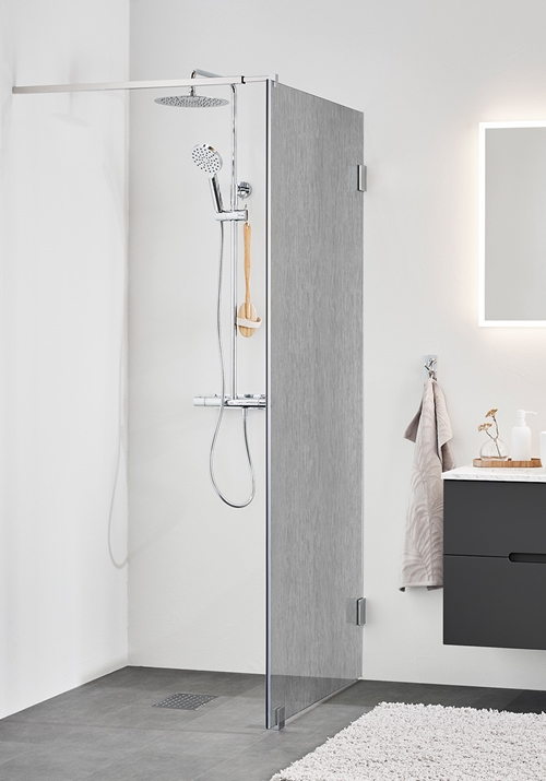 DUSCHVÄGG INFINITY LACE 90 KROM