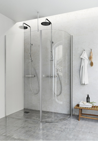 Igloo Pro J + Skärmvägg Fast Klarglas 80X70