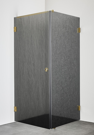 Duschhörn Infinity Lace Combi Dörr/Vägg 90X80 Mässing