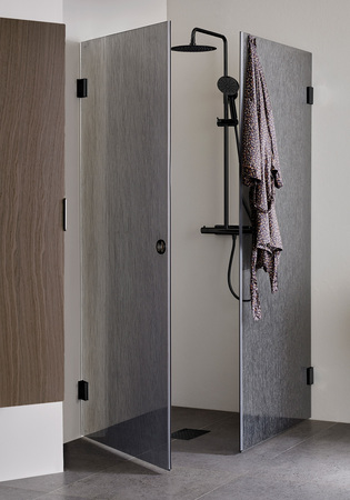 Duschhörn Infinity Lace 90X90 Svart