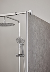 DUSCHVÄGG INFINITY LACE 90 KROM