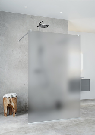 Igloo Pro Skärmvägg Frostat Glas 100 Aluminium