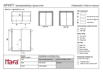DUSCH I NISCH INFINITY <br>MODELL 21