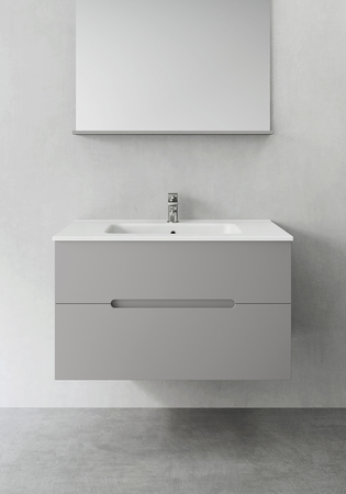 Tvättställsskåp Hafa Sun Grå 900