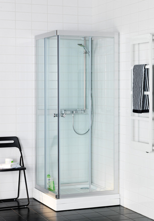 Duschkabin Hafa Polaris Sq 80X80 Klarglas
