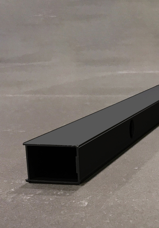 Förlängningsprofil Igloo Pro För Fast Vägg Svart
