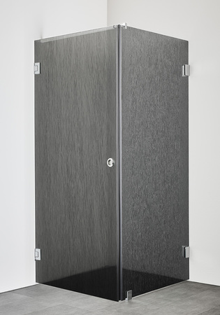 Duschhörn Infinity Lace Combi Dörr/Vägg 90X80 Krom