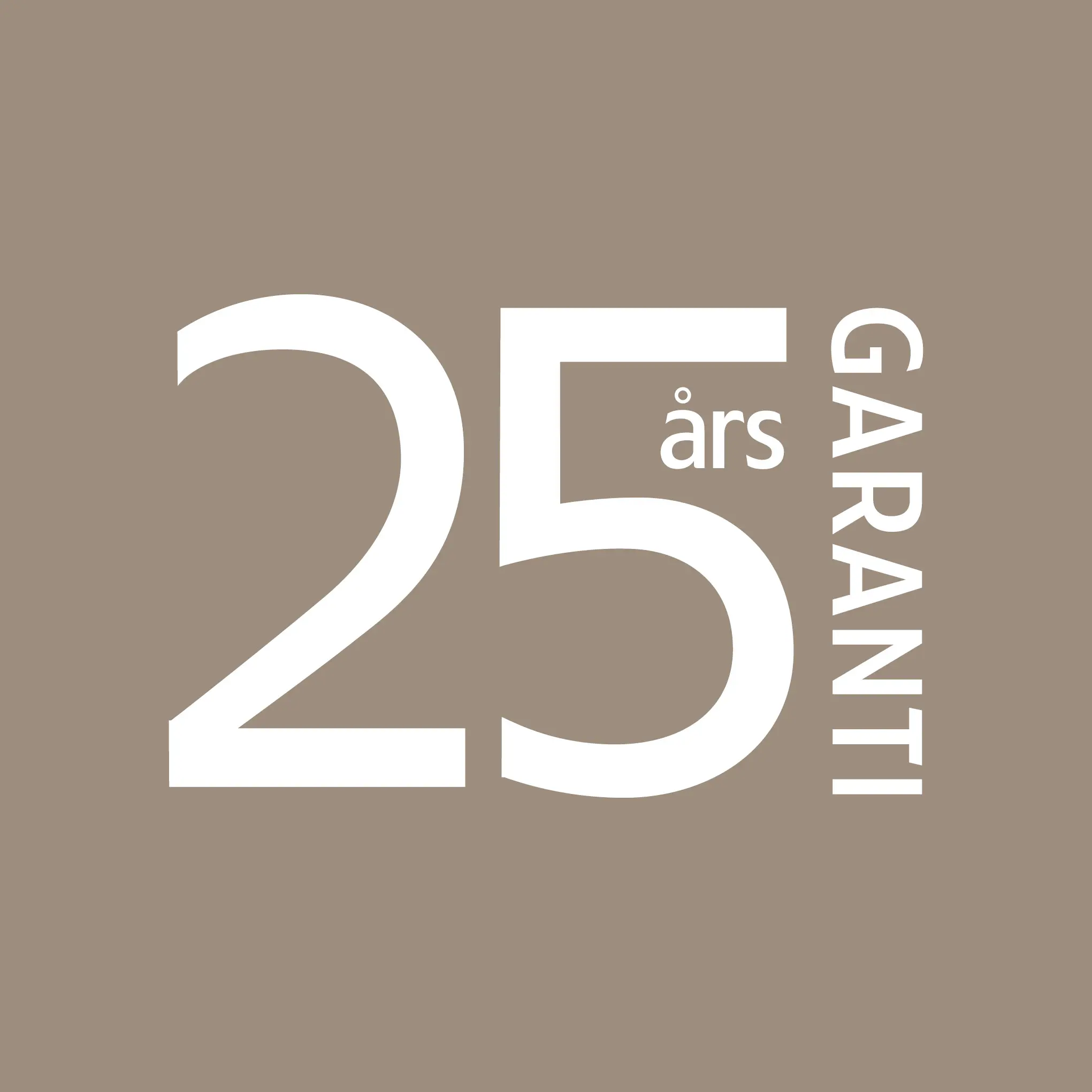 Logotype Hafa 25 års garanti 