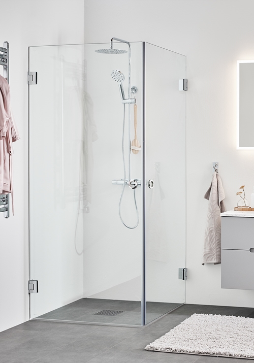 DUSCHHÖRN INFINITY 90X90 KROM