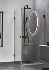 DUSCHHÖRN INFINITY 90X90 SVART