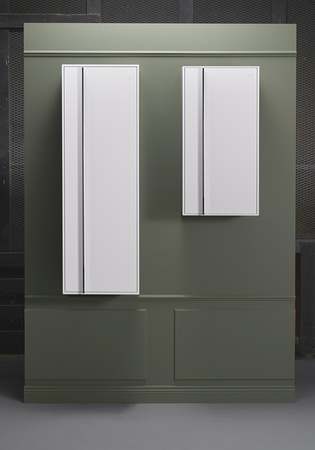 Edge Halvskåp Vit Mjukstängande