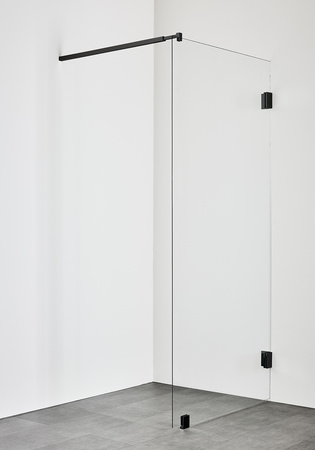 Duschvägg Infinity 80 Svart