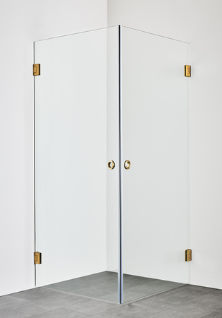 Duschhörn Infinity 90X90 Mässing