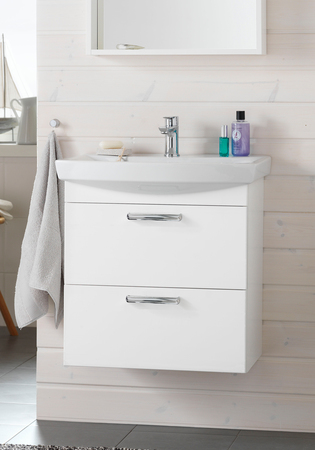 Life 600 M Tvättställskåp Och Lådfront Vit Matt