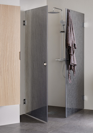 Duschhörn Infinity Lace 80X80 Krom