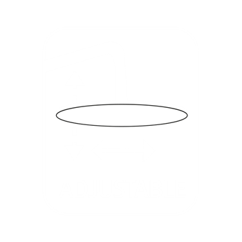 Adjustable - Justerbar takdusch i höjdled och djupled