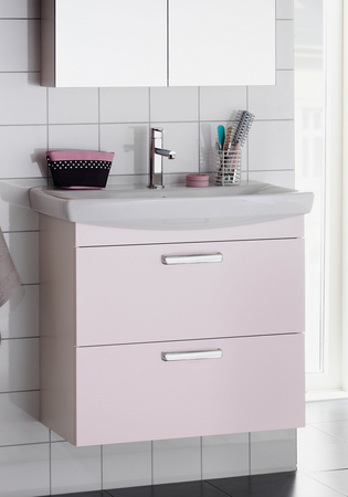 Badrumsskåp Hafa Life Lådfront 600 Mm Ljusrosa Matt
