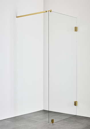 Duschvägg Infinity 80 Mässing
