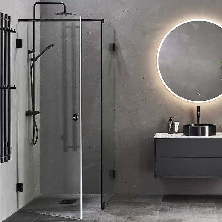 Infinity svart combi dusch Hafa