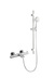 Duschset Gaia Med Badkarsblandare Tide Krom Cc150