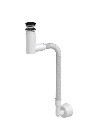 Avloppssats Med Bottenventil Easy Clean Svart