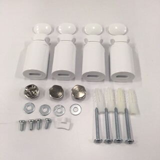 Ellips Handukstork Monteringssats Vit