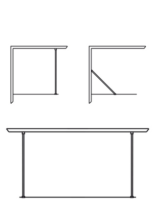 Igloo Pro Skärmvägg Frostat Glas 100 Aluminium